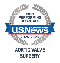 High Performing Badge for Aortic Valve Surgery